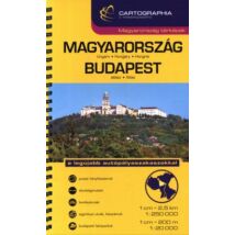 "MAGYARORSZÁG+BUDAPEST ATLASZ SC 1:250 000;1:20 000"